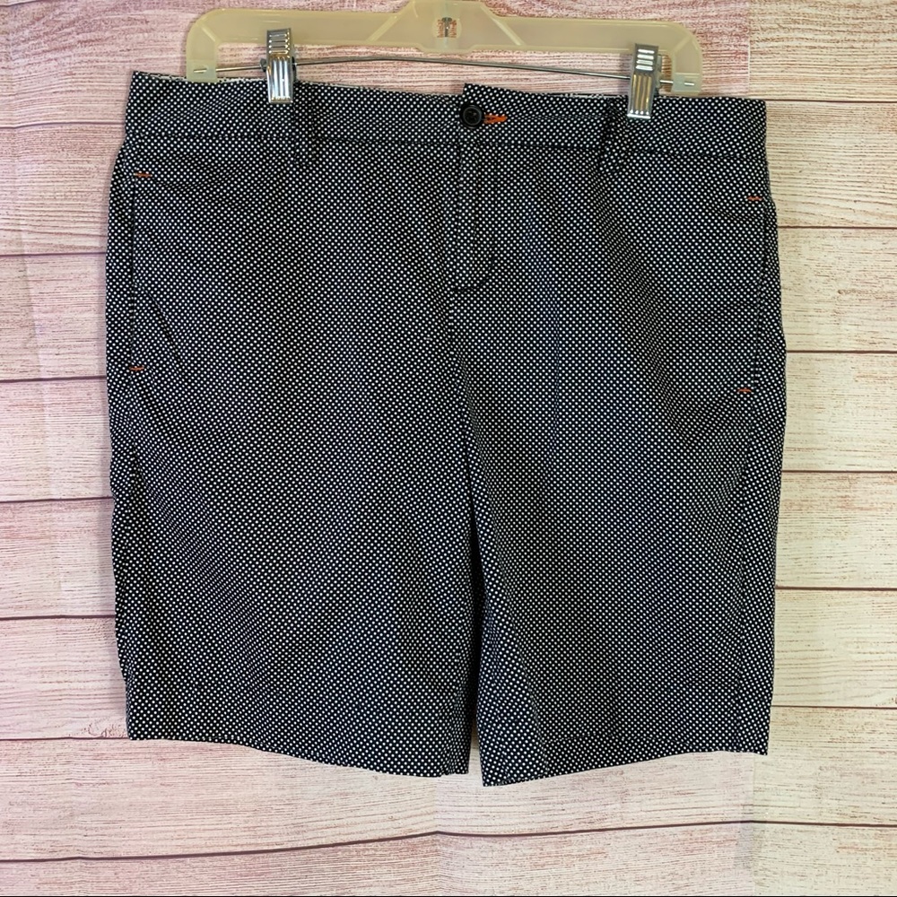 Tommy Hilfiger Navy Blue Polka Dot Shorts Sz10